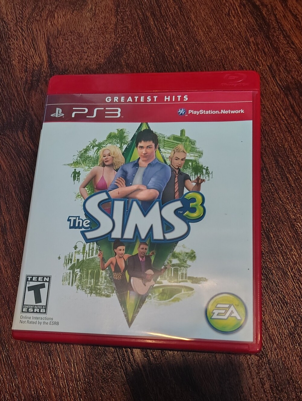 Sony PS3 The Sims 3 Greatest Hits — Red Case